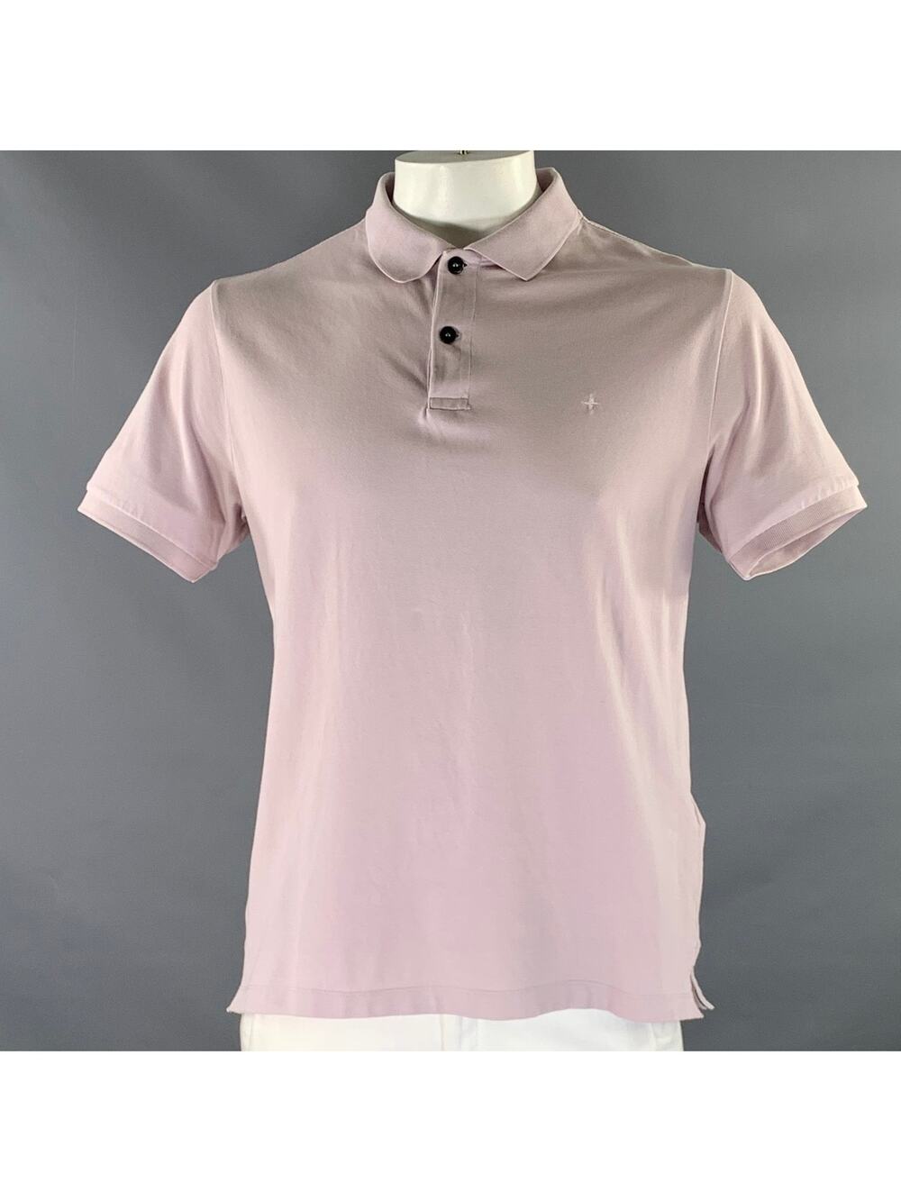 STONE ISLAND Size XL Purple Cotton Blend Polo